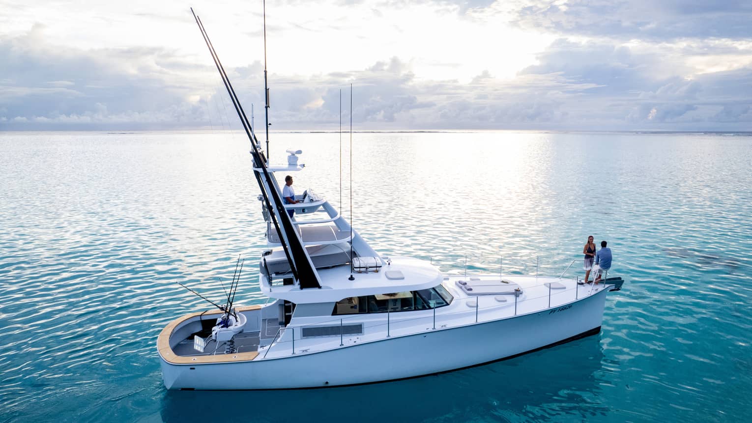Yacht at sea
