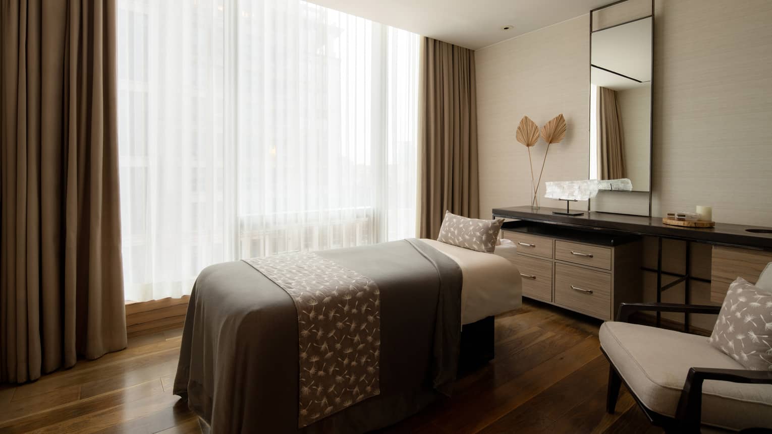 Spa treatment room