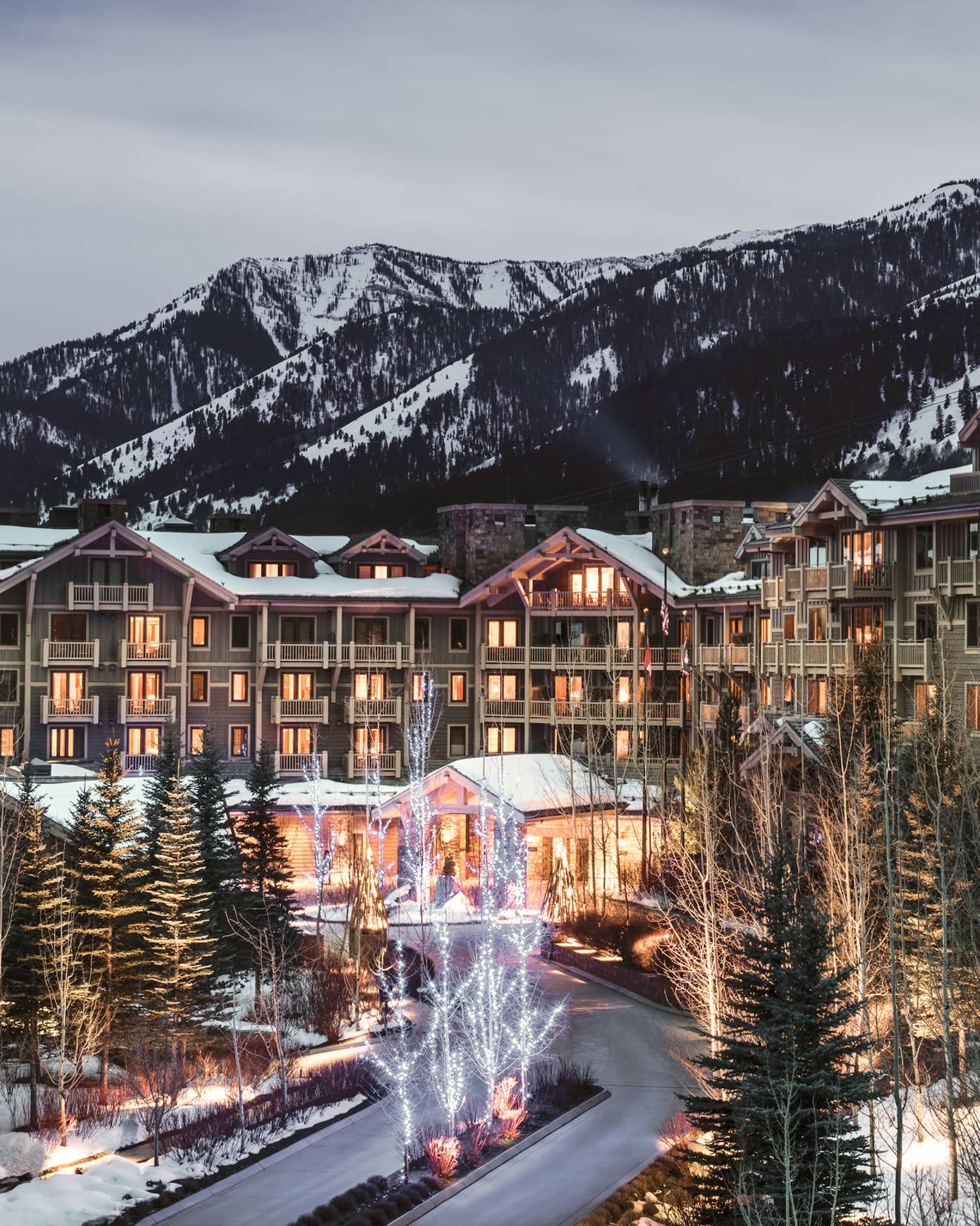 Exterior of the Four Seasons Resort Jackson Hole