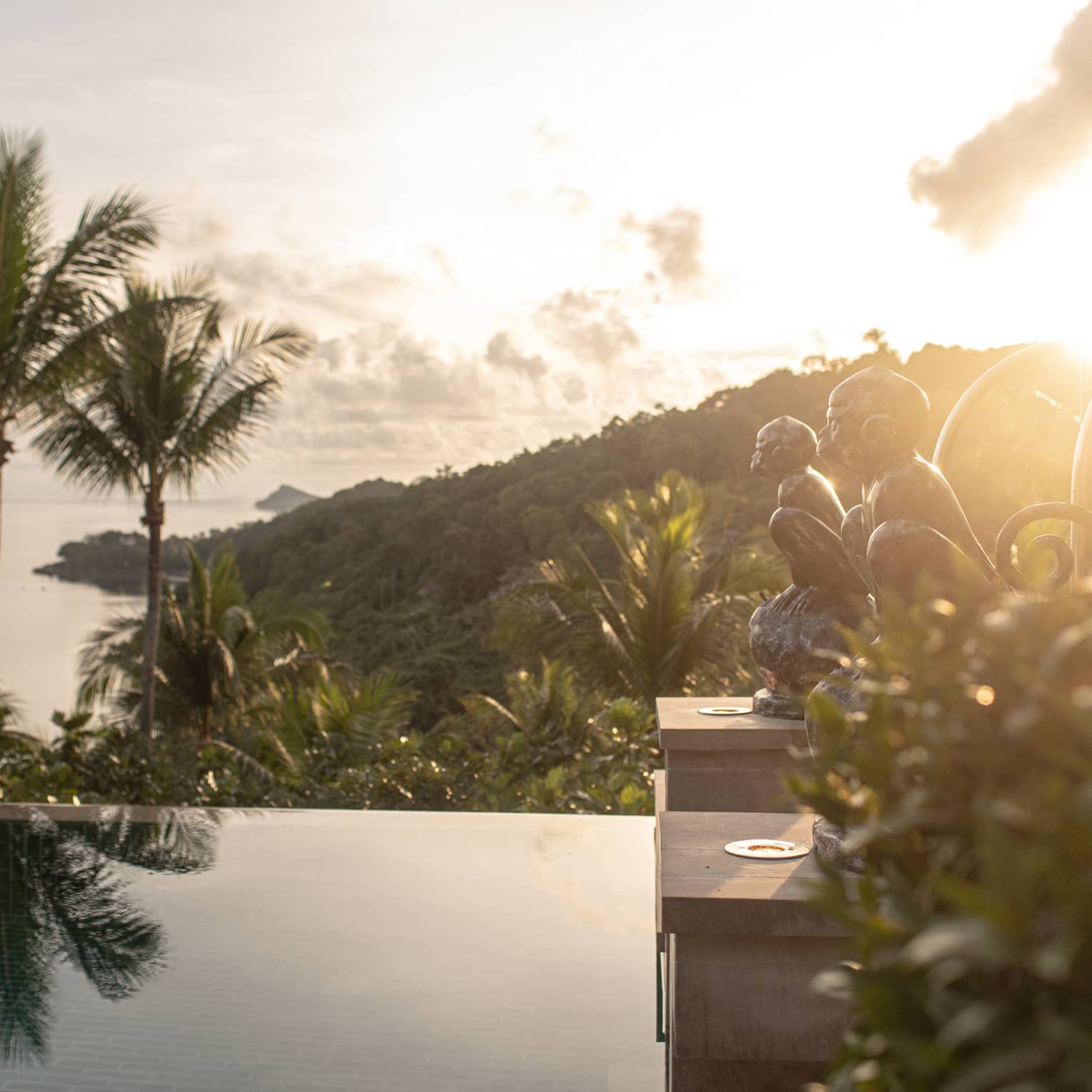 Infinity pool in Koh Samui