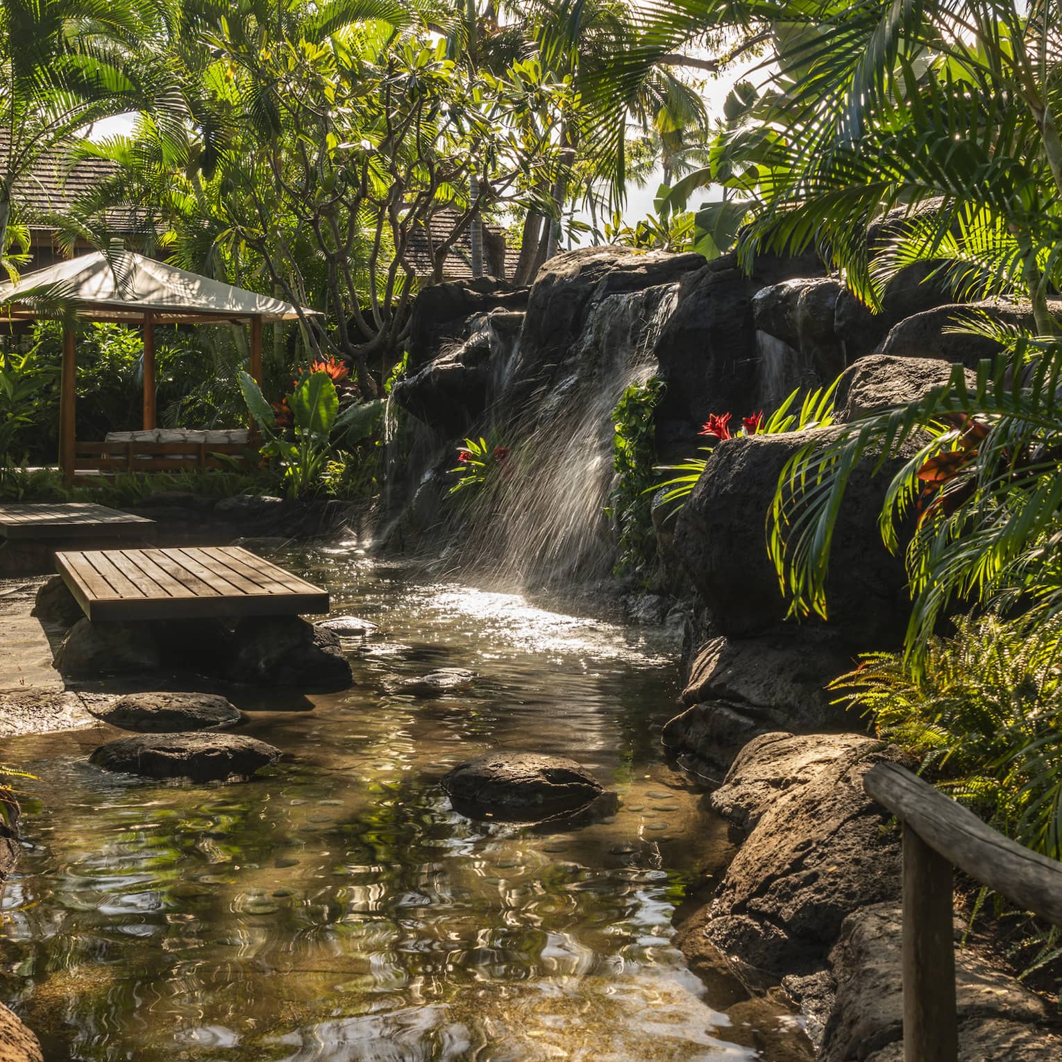 Oceanside spa in Hualalai Hawaii