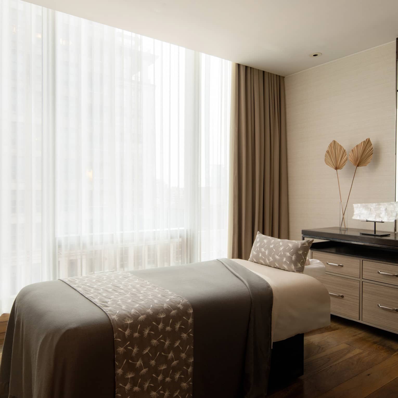Spa treatment room