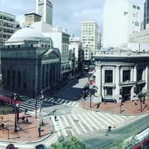 Downtown San Francisco buildings, streets