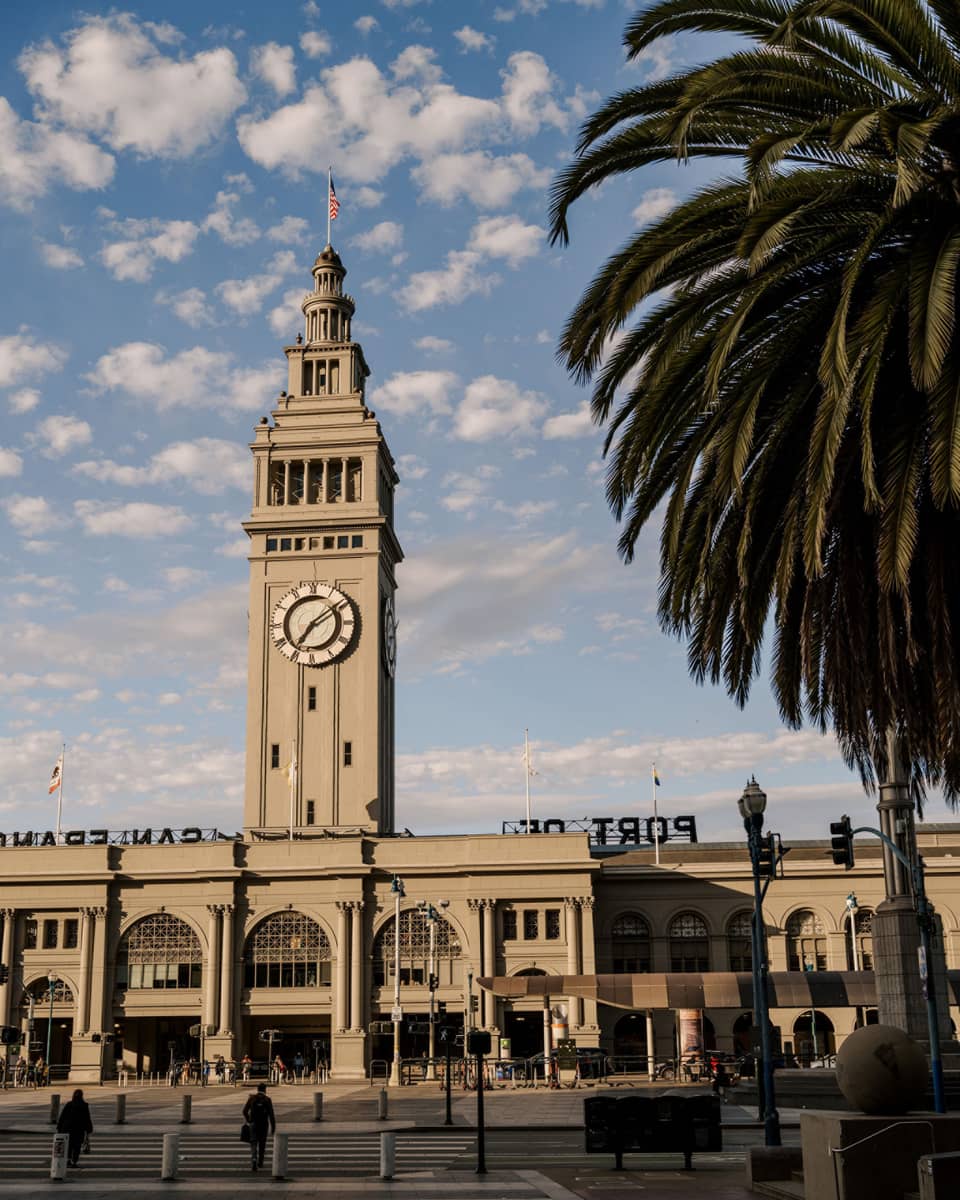 Ferry Building exterior in San Francisco