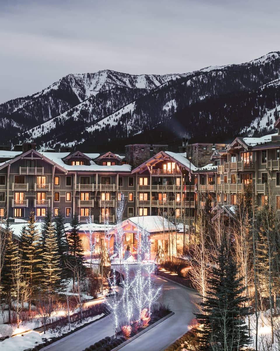 Exterior of the Four Seasons Resort Jackson Hole