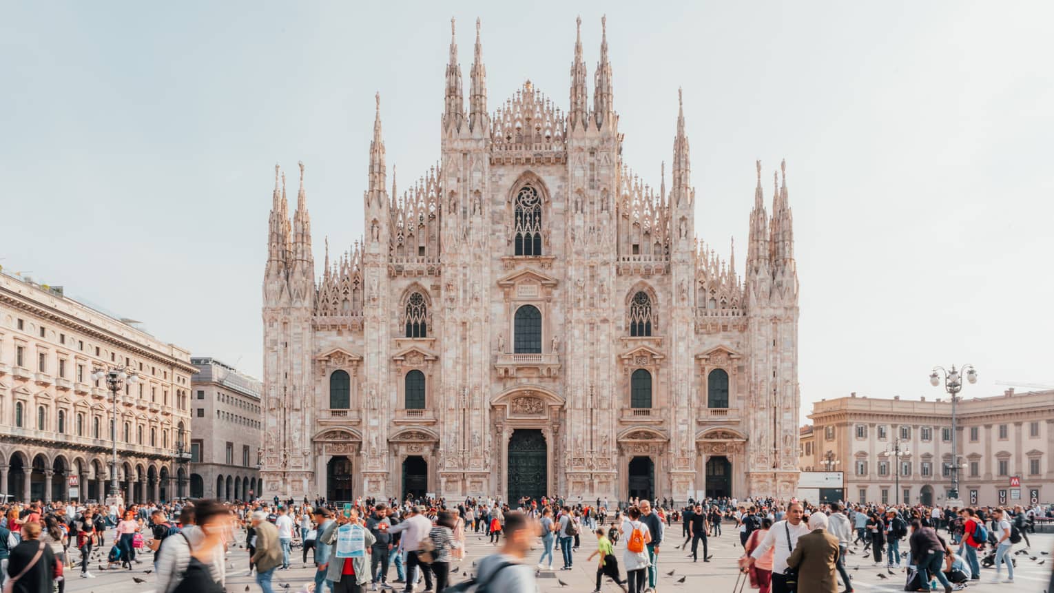 Piazza del Duomo, the main piazza in city centre of Milan