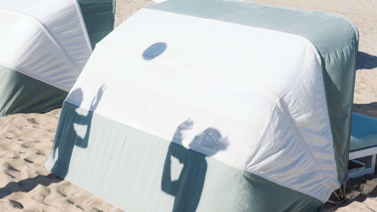 A suite set up for in-room massage