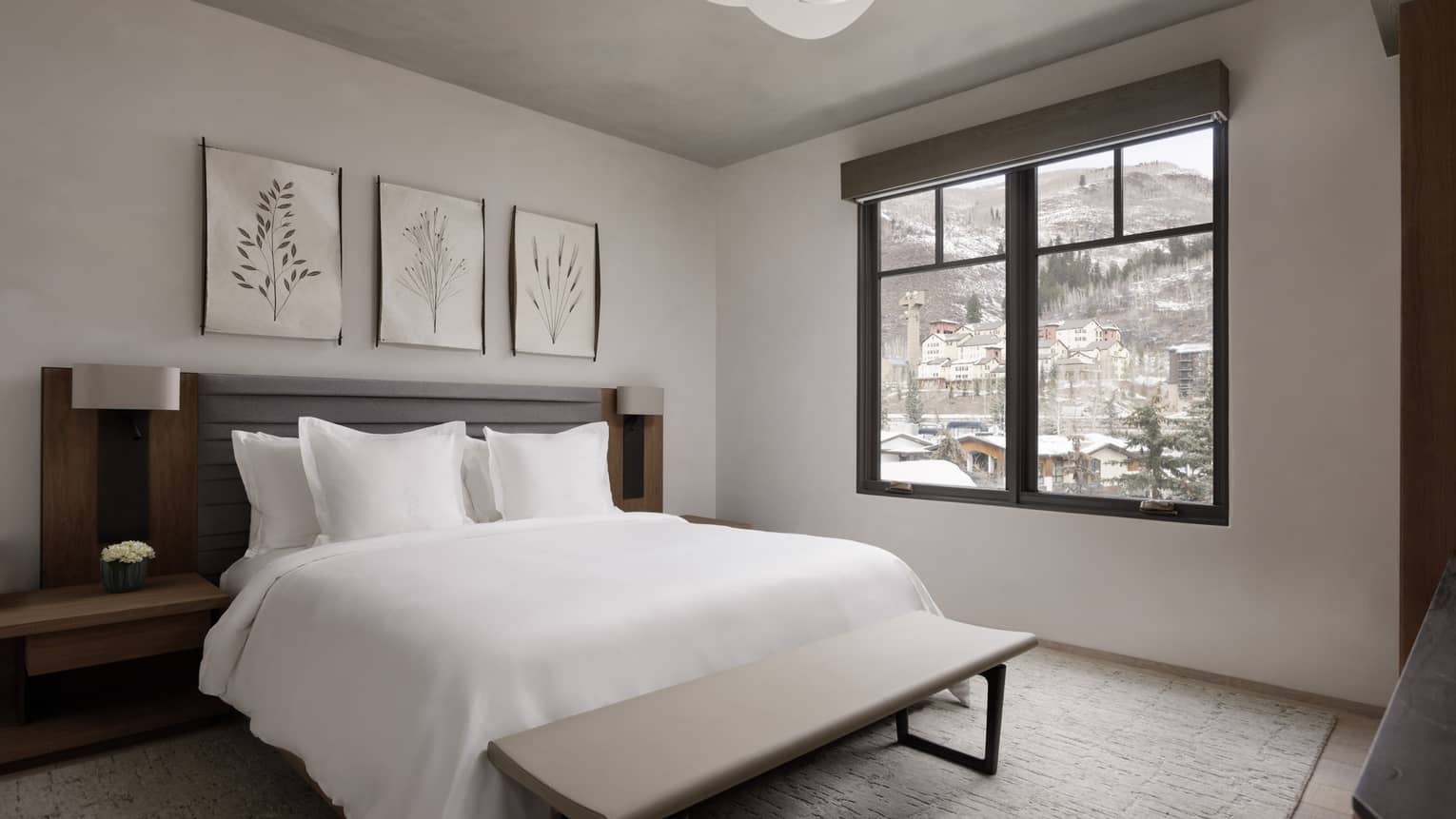 Bedroom with king bed