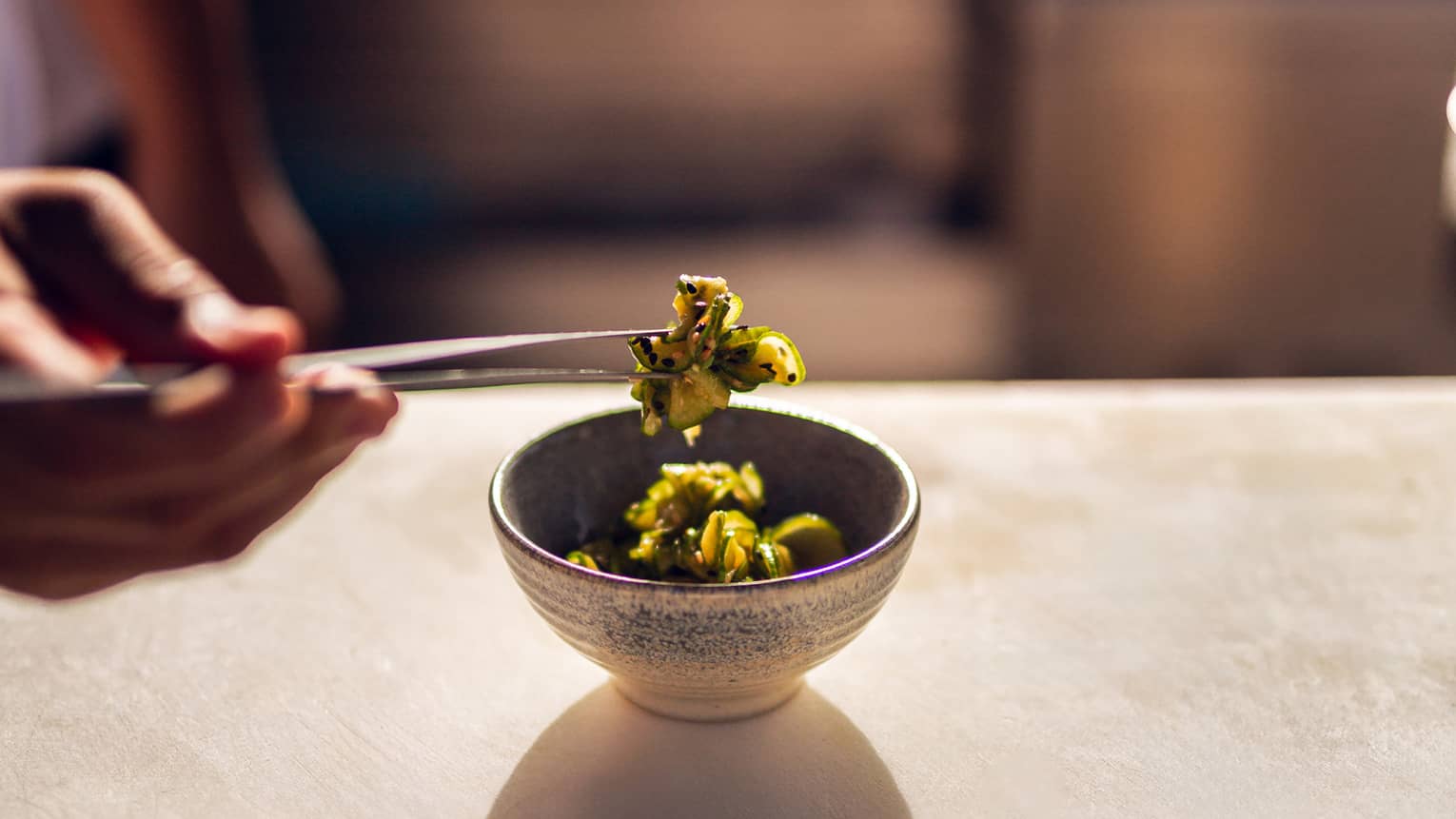 Sunomono Cucumber Salad with Spicy Ikura