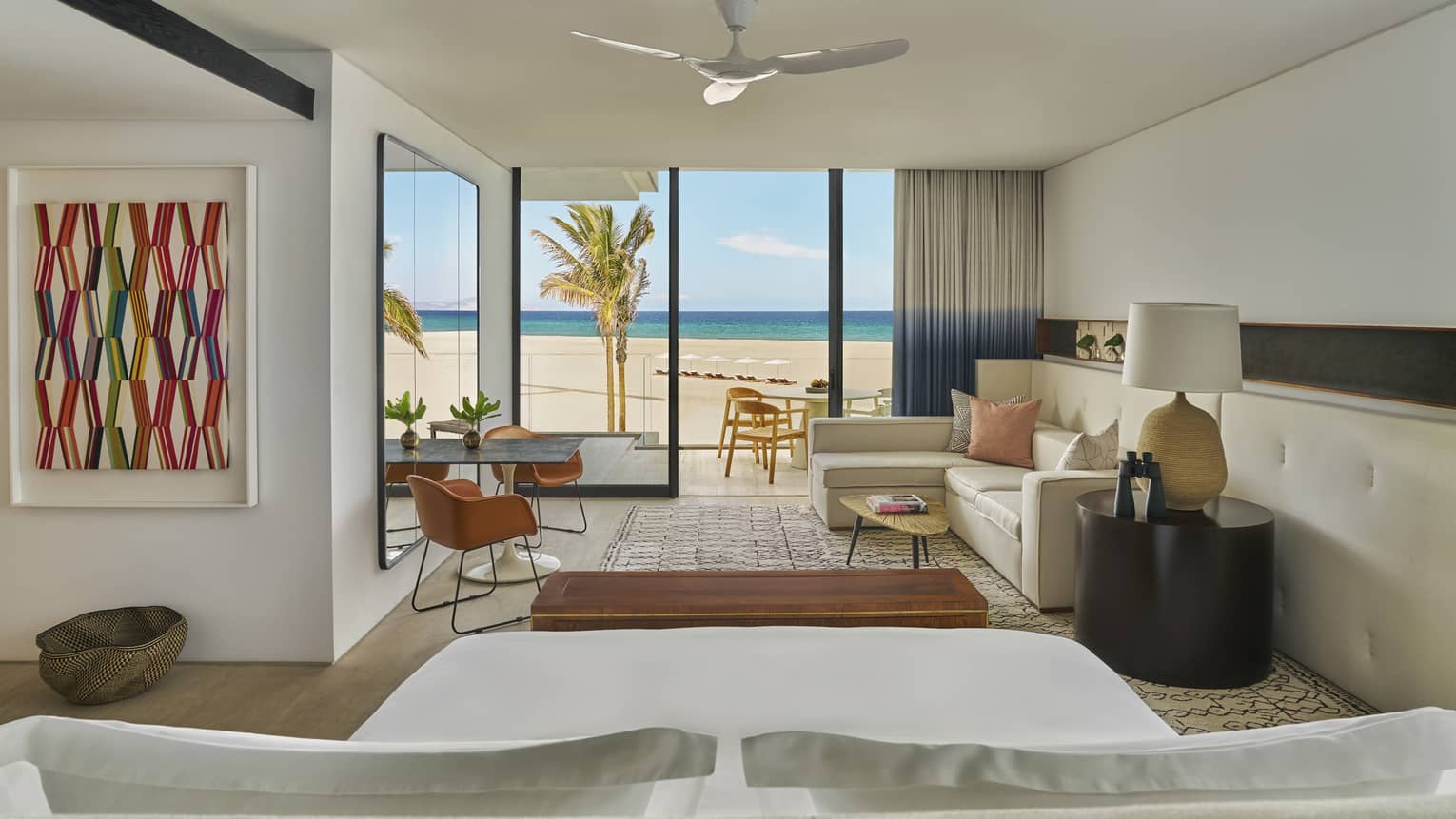 Luxury suite with oceanfront view at Four Seasons Resort Los Cabos