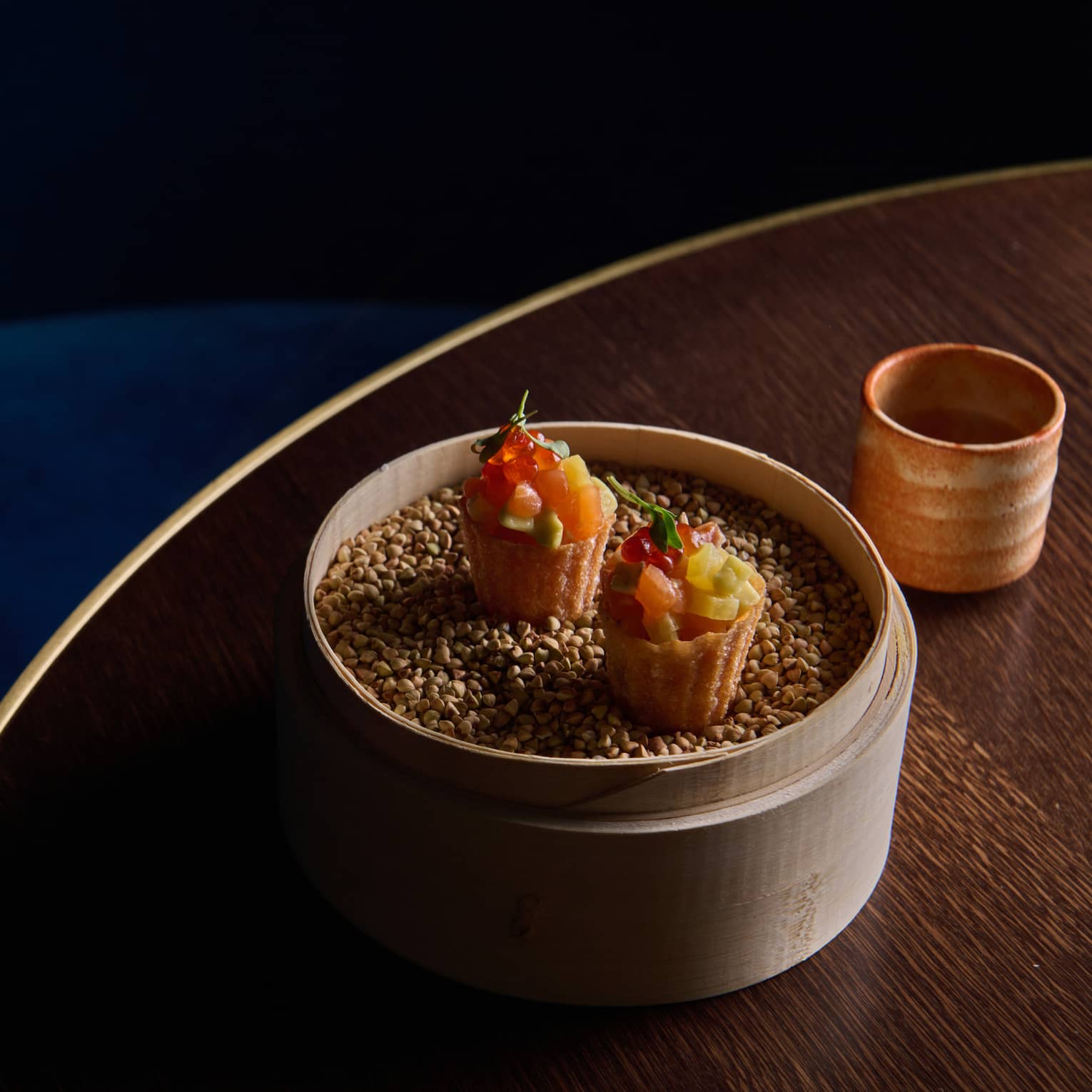 Salmon Tartare at Isa at Four Seasons Hotel Madrid