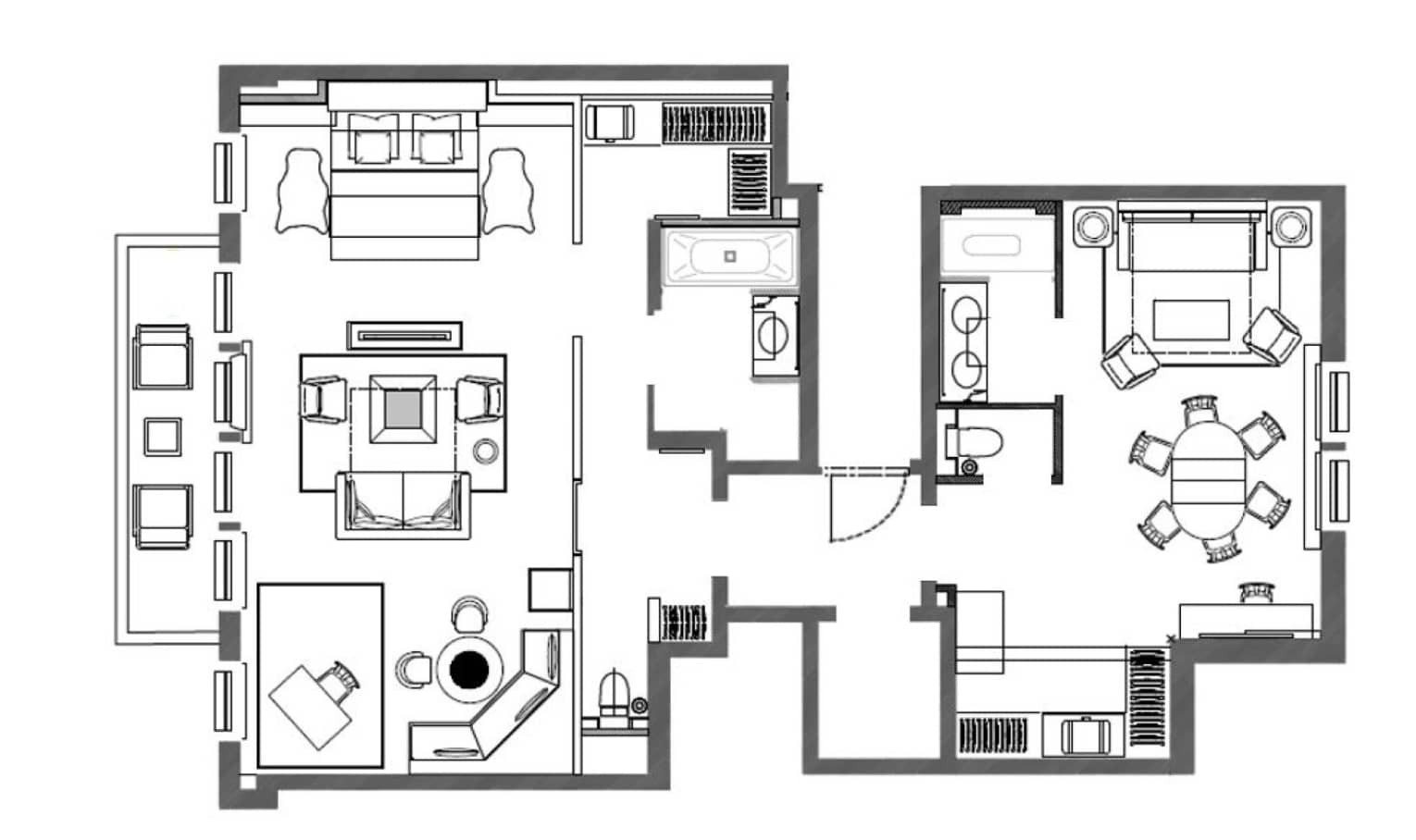 Mont d'Arbois Two-Bedroom Chalet Suite | Four Seasons Megève