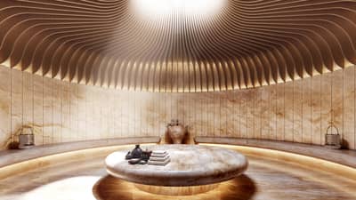 Interior of the Hammam