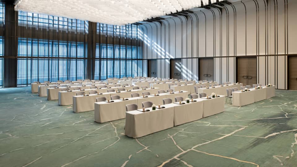 Grand ballroom with classroom seating