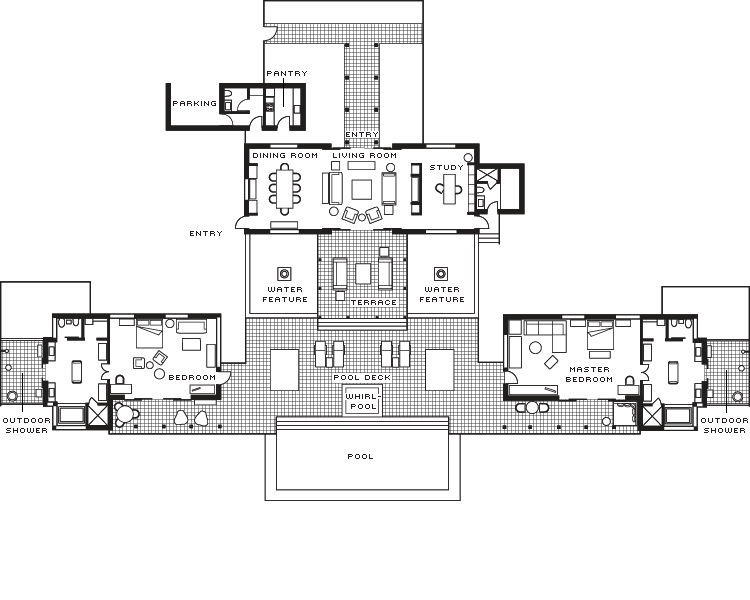 Two-bedroom Presidential Suite 