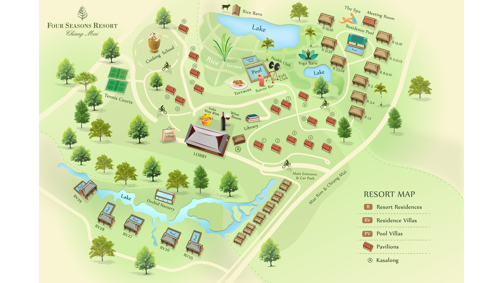 Langkawi Resort Map | Langkawi Luxury Resorts | Four Seasons