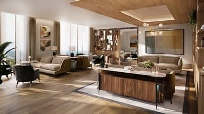 Rendering of residence interior